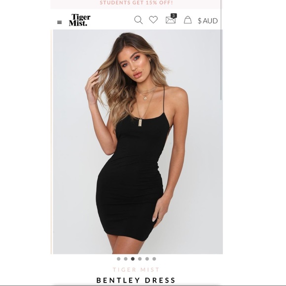 Tan BodyCon Dress - Picture 3 of 8